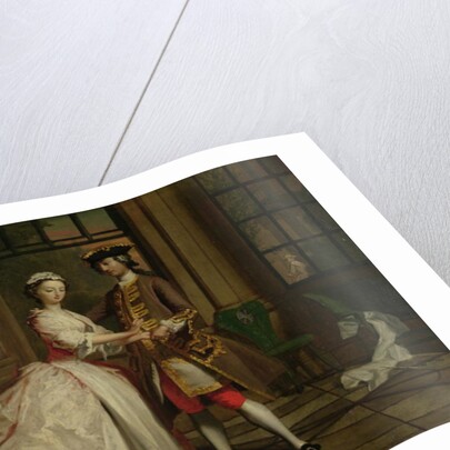 Pamela and Mr B. in the Summerhouse, from `Pamela: or Virtue Rewarded' by Samuel Richardson published 1740, c.1744 by Joseph Highmore