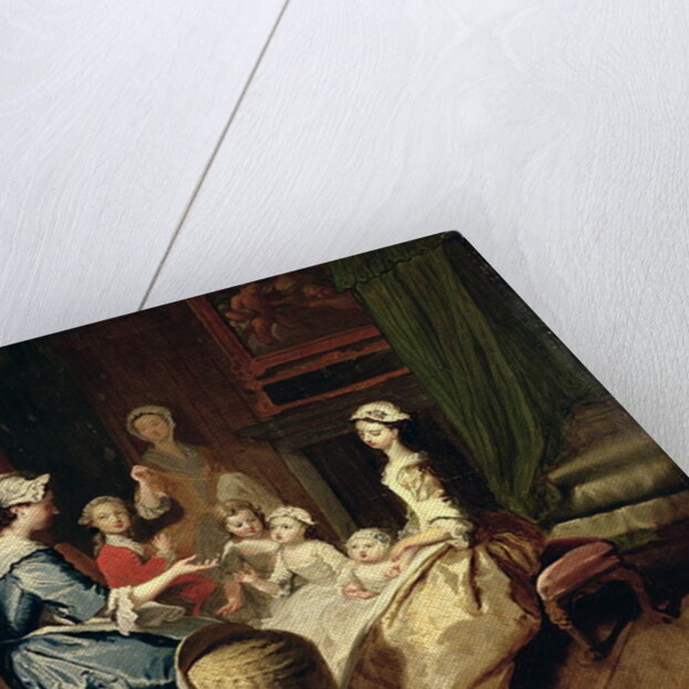 Pamela tells a nursery tale by Joseph Highmore