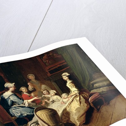 Pamela tells a nursery tale by Joseph Highmore