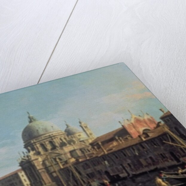 View of the Grand Canal: Santa Maria della Salute and the Dogana from Campo Santa Maria Zobenigo, early 1730s by Canaletto