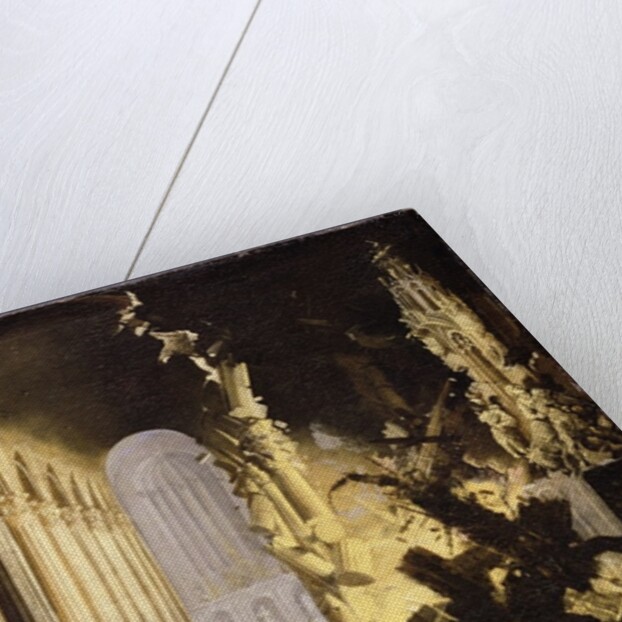 King Asa of Judah destroying the statue of Priapus by Francois de Nome