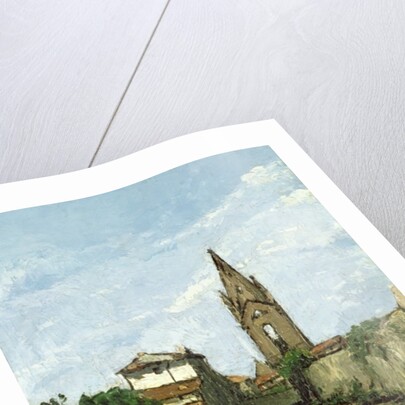 The Village Church, c.1866-70 by Antoine Fortune Marion