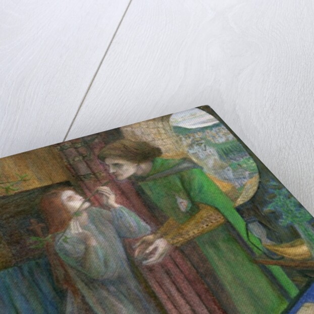 Clerk Saunders, 1857 by Elizabeth Eleanor Siddal