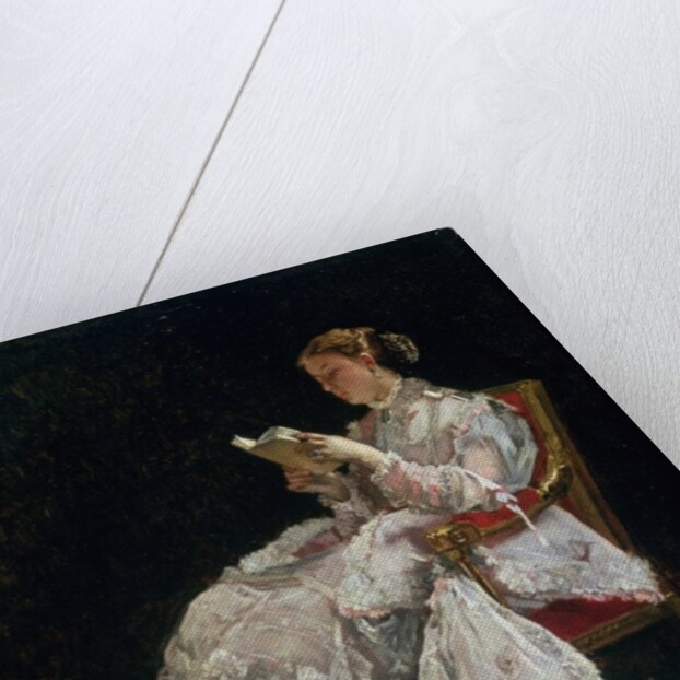 The Reader, c.1860 by Alfred Emile Stevens