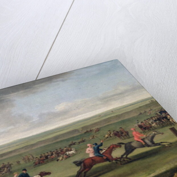 A race on the beacon course at Newmarket, c.1750 by John Wootton