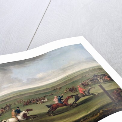 A race on the beacon course at Newmarket, c.1750 by John Wootton