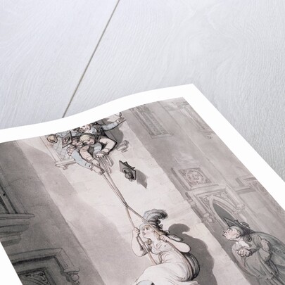 An old varsity trick, smuggling in a lady by Thomas Rowlandson