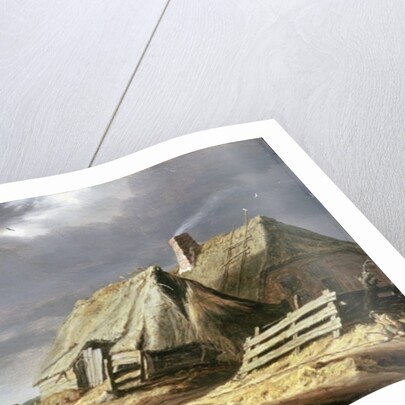 Farm Buildings in a Landscape, c.1625-28 by Salomon van Ruisdael or Ruysdael