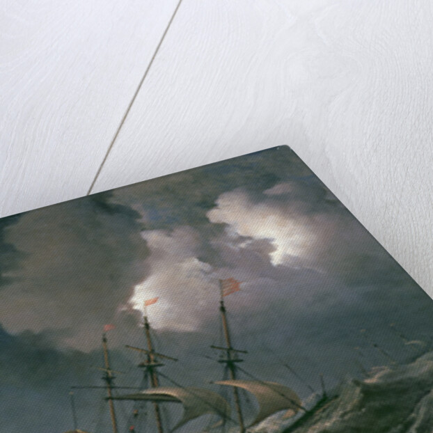 Storm at Sea by Willem van de II Velde