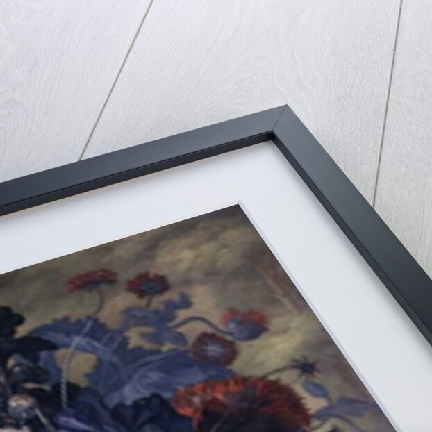 A Vase of Flowers with Fruit by Jacob van Huysum