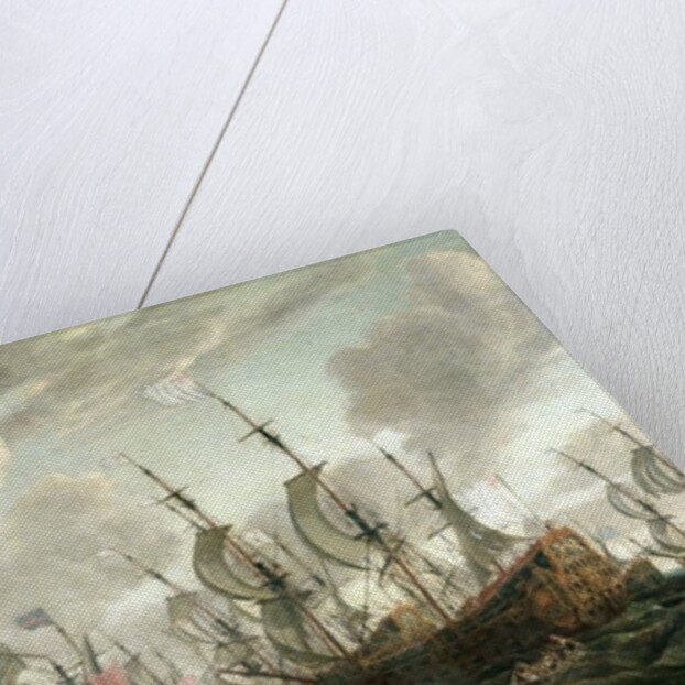 The Four Days' Battle, 1-4 June 1666 by Abraham Storck