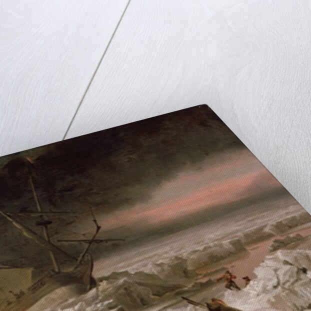 Arctic Adventure, or A Ship in Distress off Greenland, c.1677 by Abraham Danielsz. Hondius