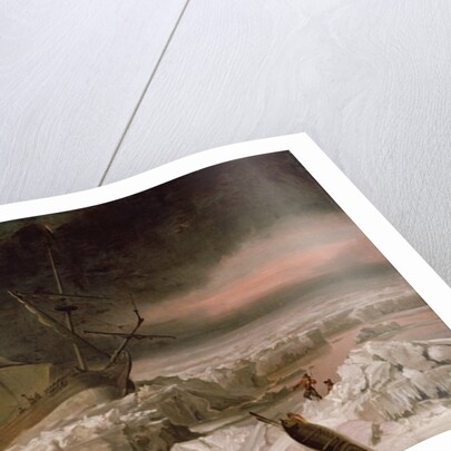 Arctic Adventure, or A Ship in Distress off Greenland, c.1677 by Abraham Danielsz. Hondius