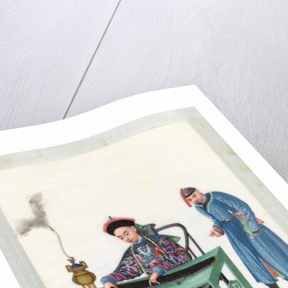 Man playing the zheng by Youqua Youqua