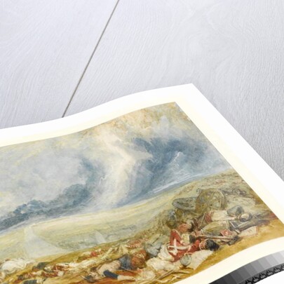 The Field of Waterloo, c.1817 by Joseph Mallord William Turner