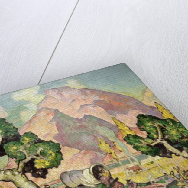 Road to Taos at the Rio Grande by William Penhallow Henderson