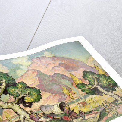 Road to Taos at the Rio Grande by William Penhallow Henderson