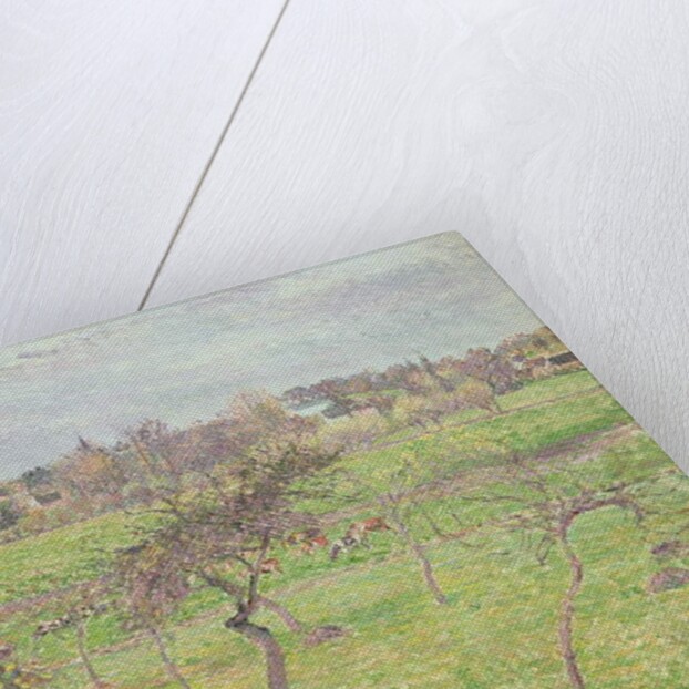 Apple Trees in a Meadow at Eragny, 1894 by Camille Pissarro