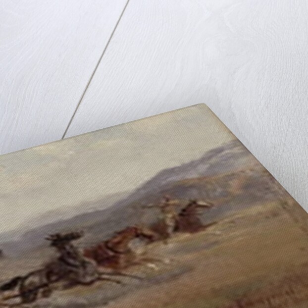 Sioux Attacking a Stagecoach, 1909 by Charles Schreyvogel