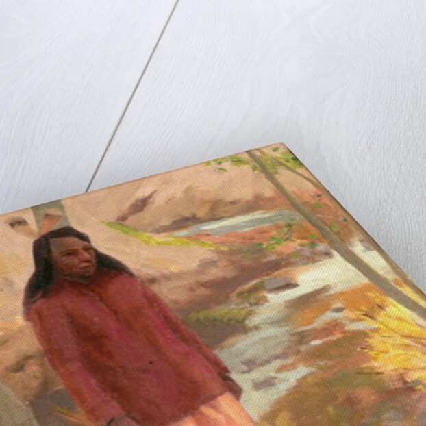 Study of Umatilla Indian, Columbia River, 1897 by Eanger Irving Couse