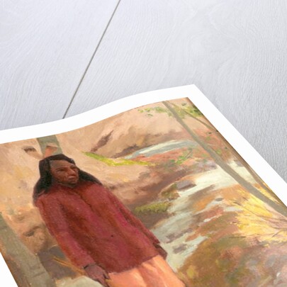 Study of Umatilla Indian, Columbia River, 1897 by Eanger Irving Couse