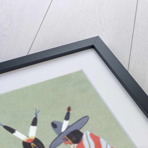 Kiowa Making Medicine, 1929 by Monroe Tsatoke