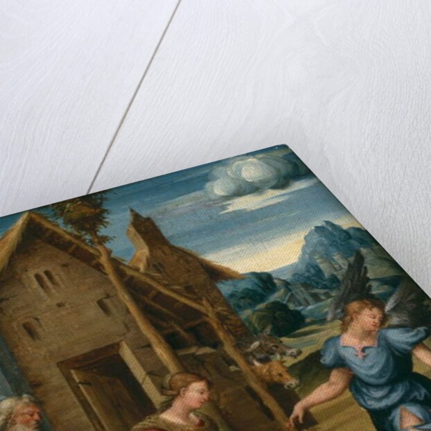 Adoration of the Child with Raphael and Tobias, c.1510 by Domenico Panetti