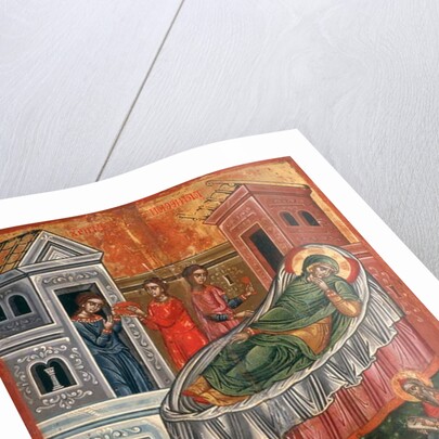 The Birth of John the Baptist, late 17th century by Greek School