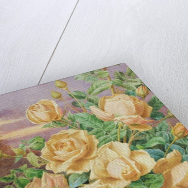 Yellow Roses by Thomas Frederick Collier