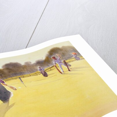 Edwardians at Tennis by Tom Simpson