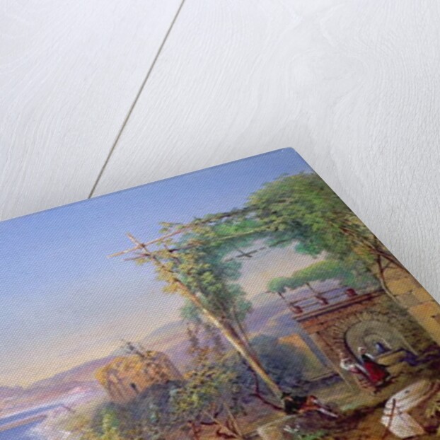 Castille and the Bay of Baia, Pozzuoli, 1866 by Edward Richardson