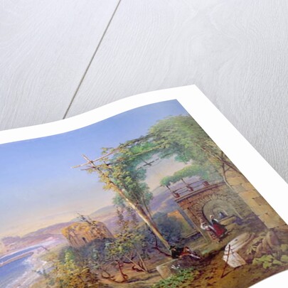 Castille and the Bay of Baia, Pozzuoli, 1866 by Edward Richardson