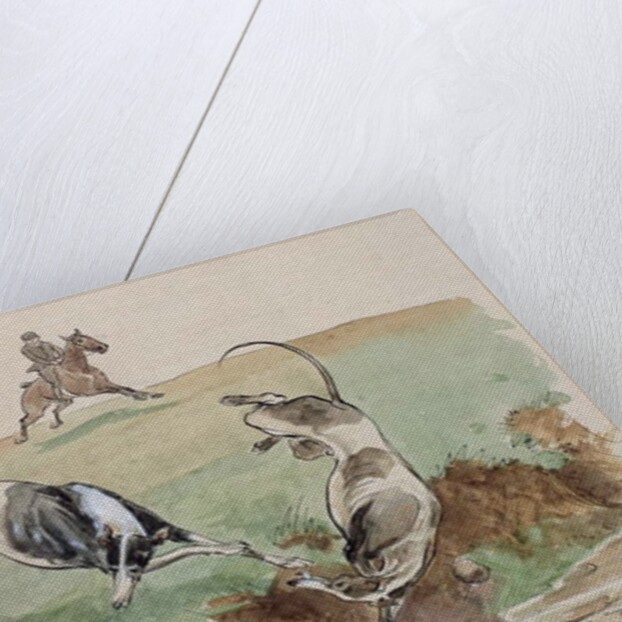 The Month of February: Coursing by George Derville Rowlandson