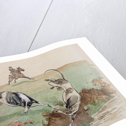 The Month of February: Coursing by George Derville Rowlandson