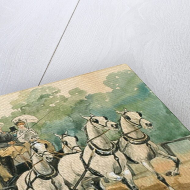 The Month of May: Coaching by George Derville Rowlandson