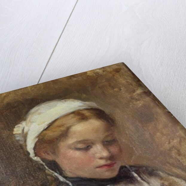 Young Girl in a Blue Pinafore, 1914 by William Kay Blacklock