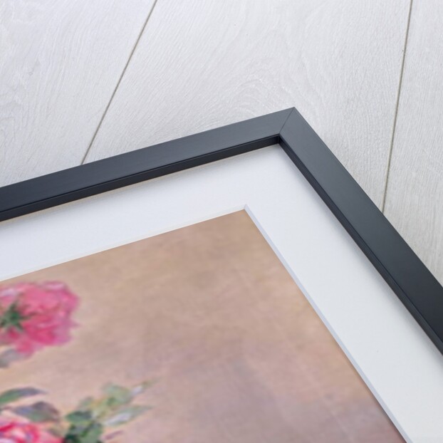 A Bowl of Red and Pink Roses by French School