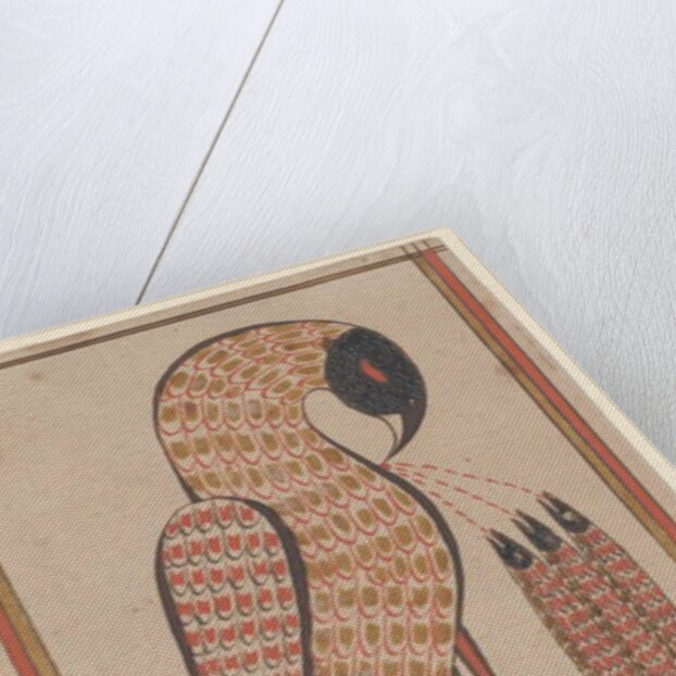 Pelican in its Piety, Fraktur Painting, c.1810 by David Kulp