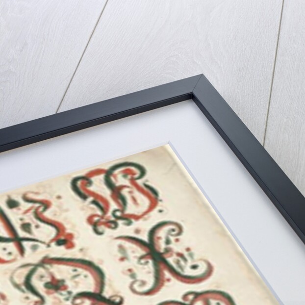 Alphabet, Fraktur Painting, c.1825-50 by American School