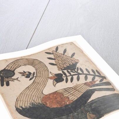 Bird with Fish, Fraktur Painting, c.1810 by American School