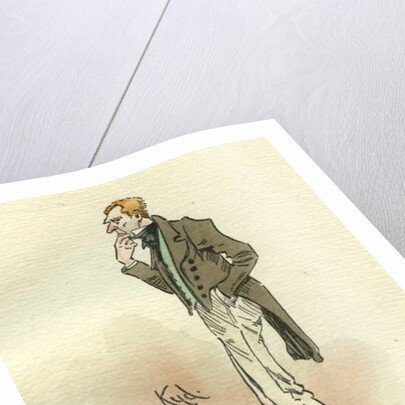 Uriah Heep from David Copperfield by Joseph Clayton Clarke