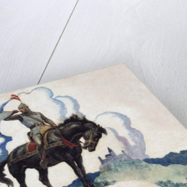 The King's Herald, 1940 by Newell Convers Wyeth