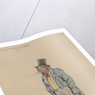 A Labourer in Holiday Clothes, c.1920s by Joseph Clayton Clarke