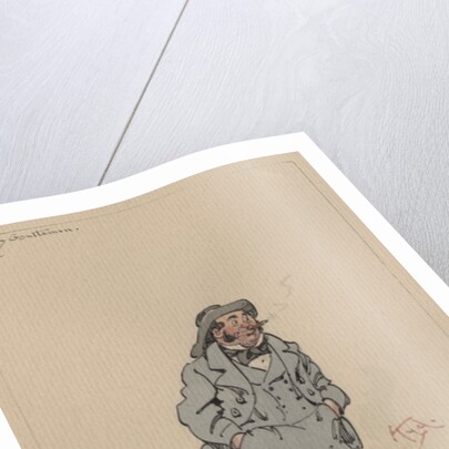 The Lazy Gentleman, c.1920s by Joseph Clayton Clarke