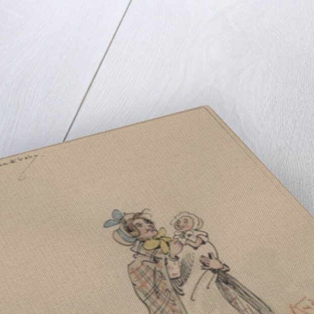 The Lale Lady & Baby, c.1920s by Joseph Clayton Clarke