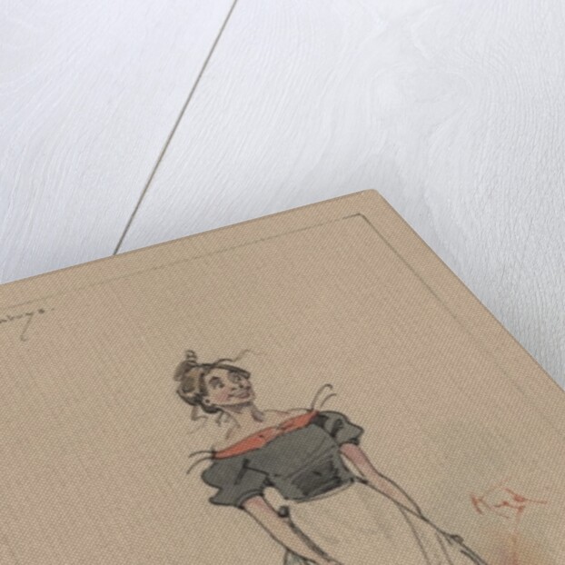 Tilly Slowboy - The Cricket on the Hearth, c.1920s by Joseph Clayton Clarke