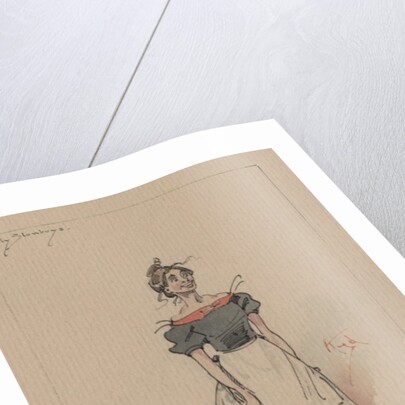 Tilly Slowboy - The Cricket on the Hearth, c.1920s by Joseph Clayton Clarke