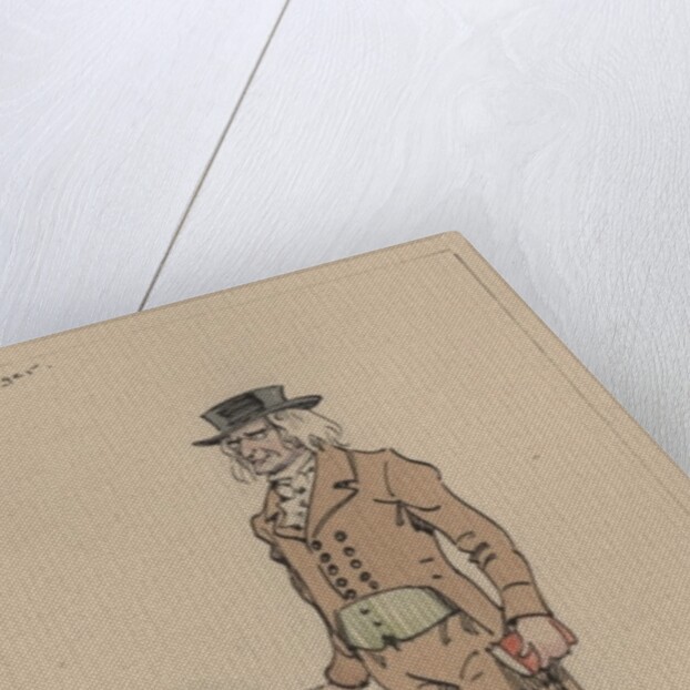 The Stranger, or Edward Plummer - The Cricket on the Hearth, c.1920s by Joseph Clayton Clarke