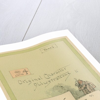 Title Page, Illustrations for 'Bleak House', Part 1, c.1920s by Joseph Clayton Clarke