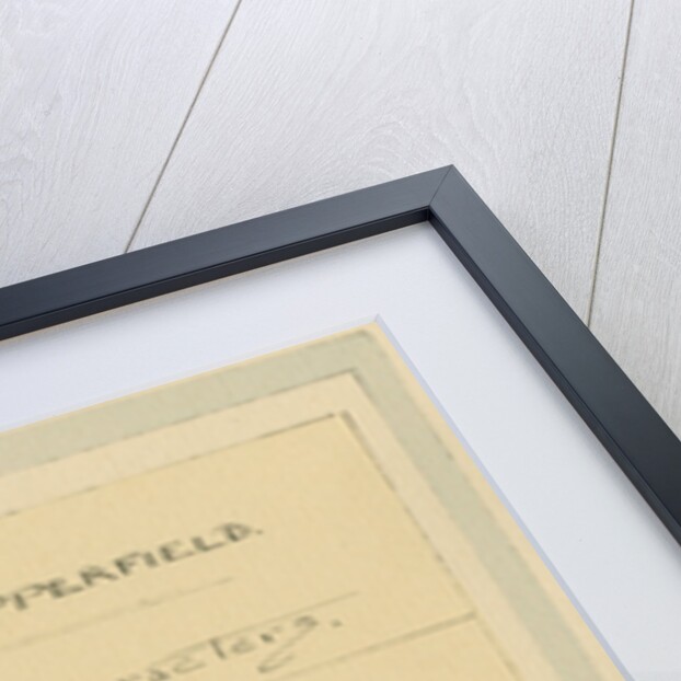 List of Characters, c.1920s by Joseph Clayton Clarke